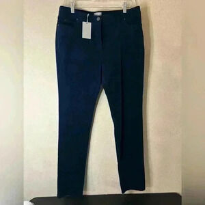 PURE Collection Washed Velvet Jean in Midnight sz 14L